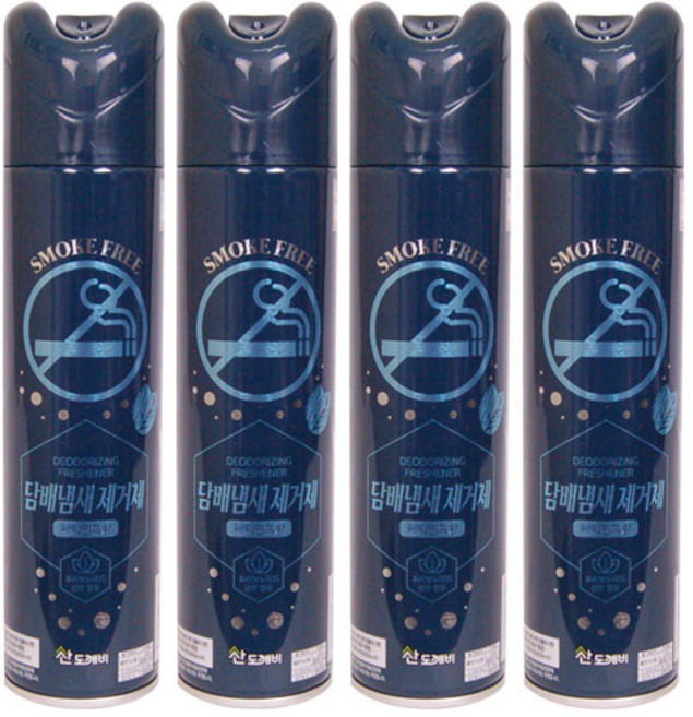 산도깨비 공기청향제 냄새제거제 탈취청향제 탈취제 실내용 방향제, 300ml, 4개