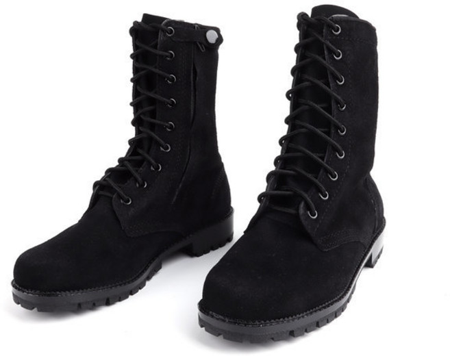 SM 국산 산악창 쎄무워커 반목 지퍼 등산용 군화 예비군 전투화