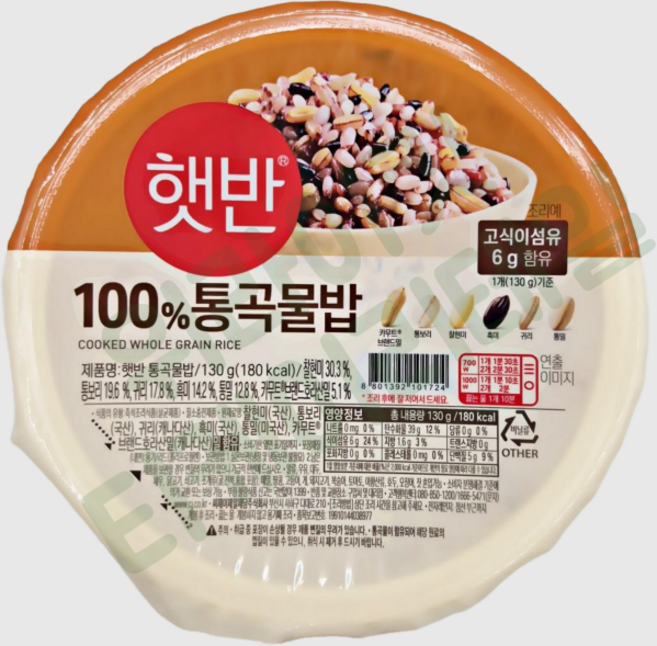 햇반 100% 통곡물밥, 130g, 1개
