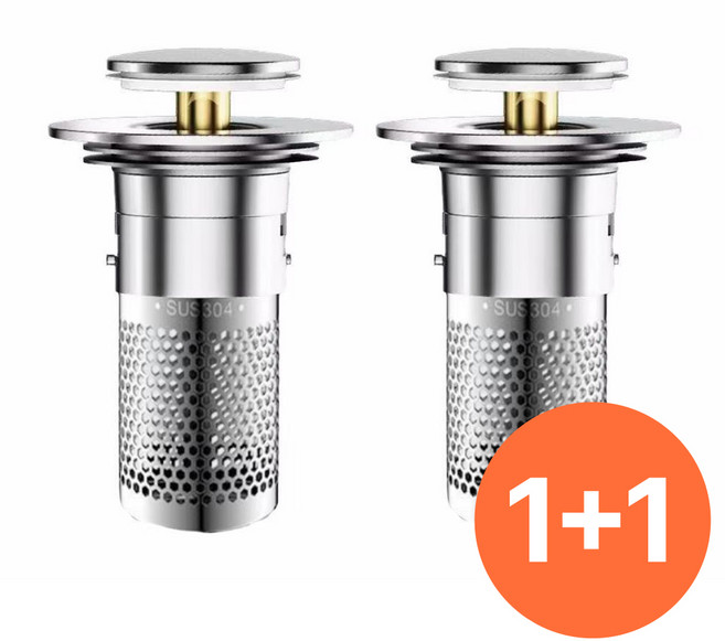 [1+1] 베이직365 3세대 올스텐 세면대 배수구 필터