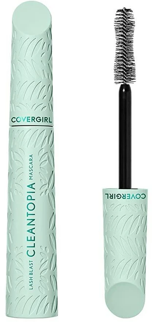 CoverGirl Lash Blast Cleantopia 블랙/브라운 방수 마스카라 알로에 잎 추출물 비타민 E 및 세라마이드 부드러운 포뮬러 볼류마이징 오래 지속 - 쿠팡