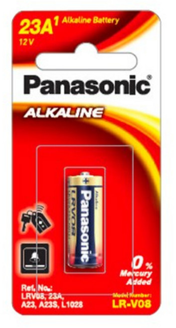 Panasonic 23A 12V 鹼性電池, 1個, 1入