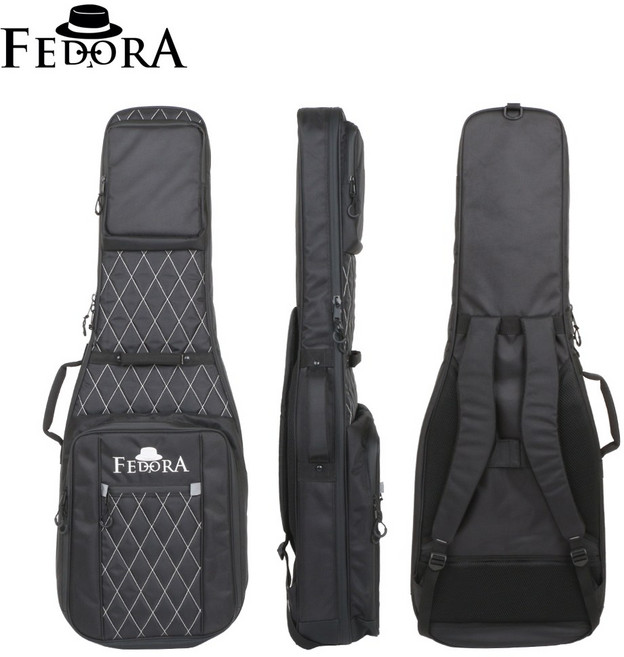 FEDORA 페도라 다이아몬드시리즈 프리미엄 일렉기타 케이스 검정 FBE500-BK (신학기 파격세일중), 1개