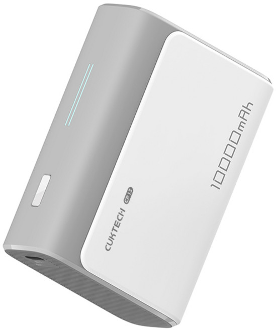 쿡테크 30W 미니 포켓 보조배터리 10000mAh 고속 충전 보조배터리/여행용 기내반입, 그레이