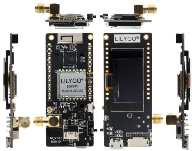 릴리고 ® TTGO LoRa32 V2.1_1.6 버전 433/868/915Mhz ESP32 OLED 0.96 인치 SD 카드 Bluetooth WIFI 무선, 04 Paxcounter 923MHz