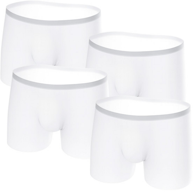 울트라씬 쿨 팬티 (4장)세트 남성 시원한 드로즈 무봉제 통기성 누드 팬티