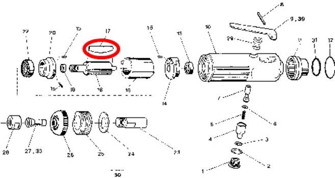 SP부품 블레이드(1세트/4EA) SP-1220(#17), 1개