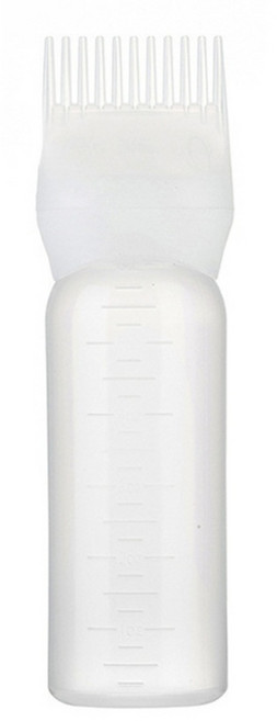 염색빗 달린 플라스틱 염색통 셀프염색 가정염색, 2개, 투명