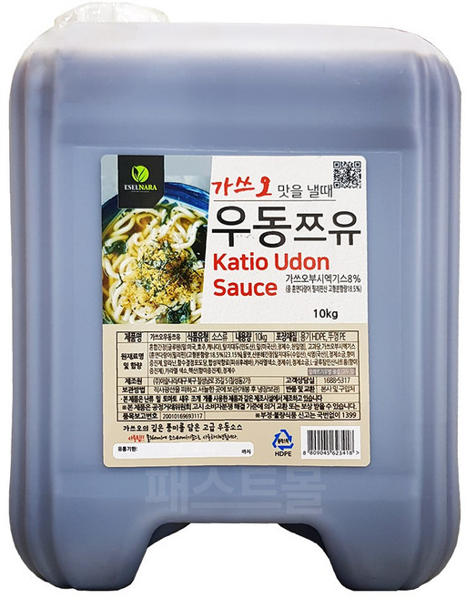 이슬나라 가쓰오우동쯔유(우동소스) 10kg, 1개