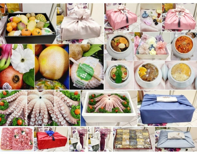 신행이바지 7세트 19호(떡 과일 한우 반찬 문어 고백주 안동소주), 7박스