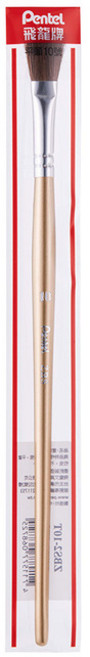 Pentel 飛龍 ZBS2系列 水彩畫筆 平頭刷具組 水彩用筆 美術繪畫, 1個, 10號