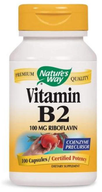 네이처스웨이 비타민 B2 리보플라빈 100캡슐 (1일 1정), 1개, 100정 - 쿠팡