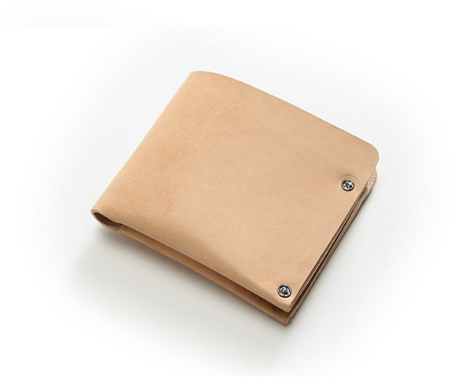 原色真皮皮夾 男 短夾 牛皮 錢包