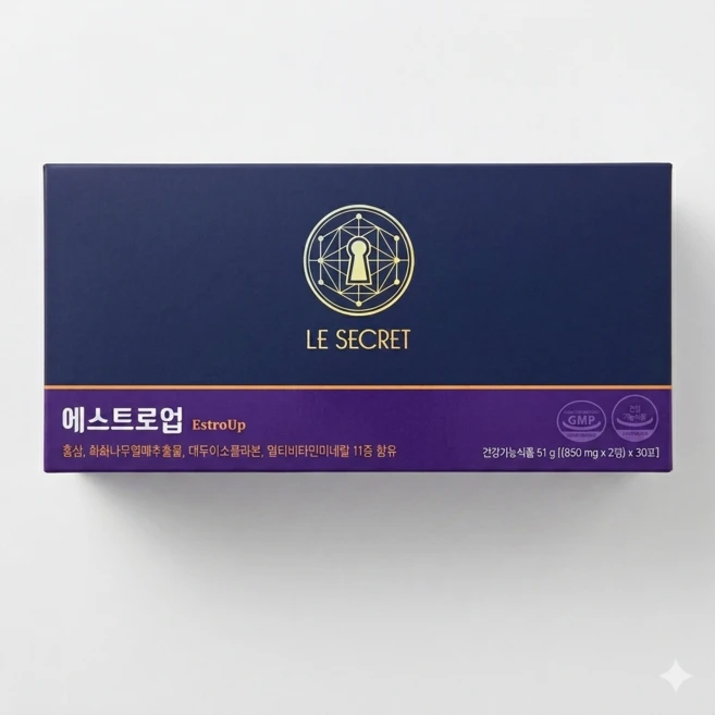 르시크릿 에스트로업, 60정, 1개 - 쿠팡
