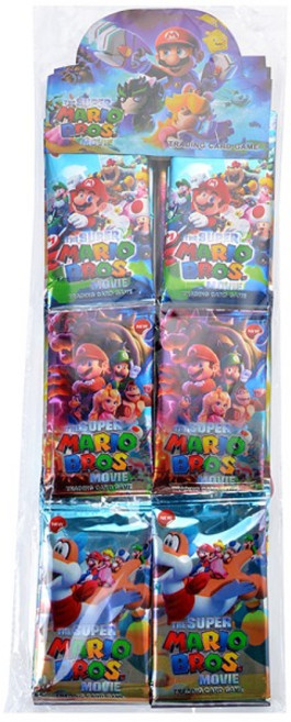 2024 14세 이상를 위한 새로운 슈퍼 마리오 루이지 게임 배틀 카르테 트레이딩 카드 장난감, 01 12Bag(108Pcs)