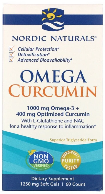 노르딕내추럴스 오메가 커큐민 1250mg, 1세트 - 쿠팡