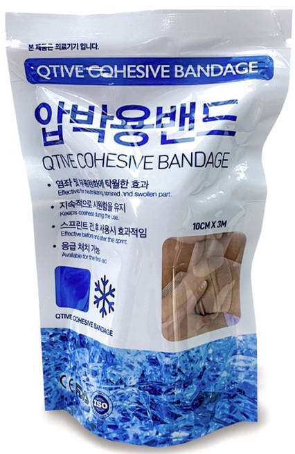유엔아이메디컬 납품용 쿨밴드 스포츠 냉감밴드 압박붕대 압박용밴드 qtive, 1개입, 1개