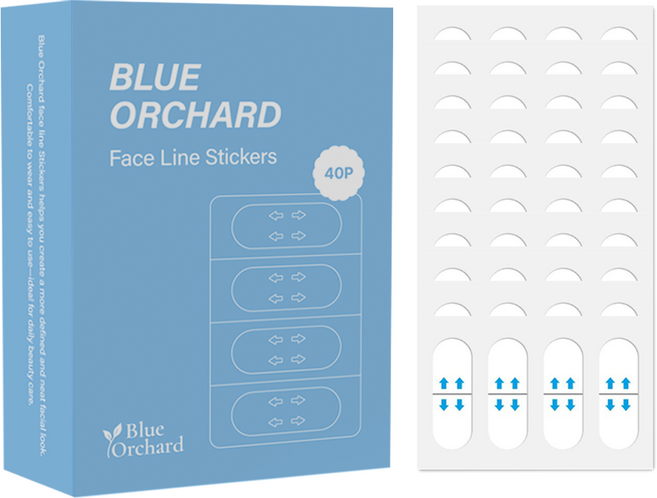 블루오차드 페이스 테이프, 1개, 투명