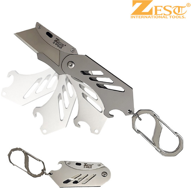 제스트 유틸리티 커터칼 Z-PSU1 포켓 접이식 캠핑용