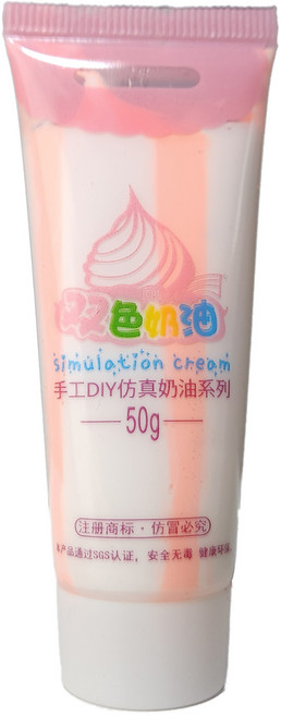 투톤 데코덴생크림, 투톤 화이트오렌지, 1개