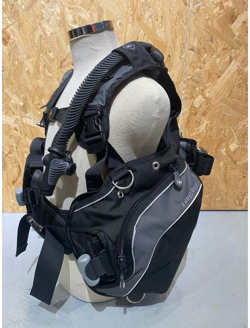 AQUALUNG PRO HD BCD 潛水裝備 黑色 M 尺寸 附快卸配重袋