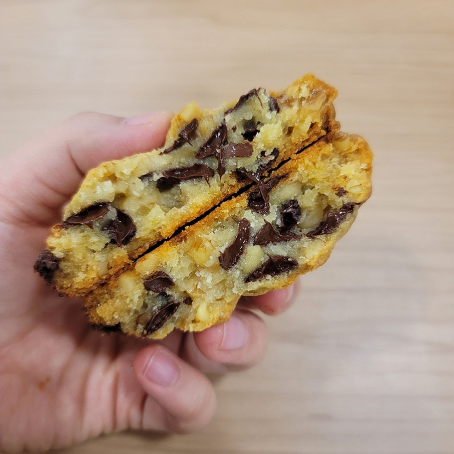 건강한 르뱅쿠키 생지 아메리칸 쿠키 반죽 아이간식 홈베이킹 클래스용 [하쉬나 베이킹], 아메리칸초코, 5개, 85g