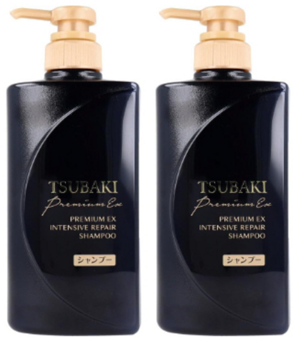츠바키 프리미엄 EX 인텐시브 리페어 샴푸, 2개, 450ml