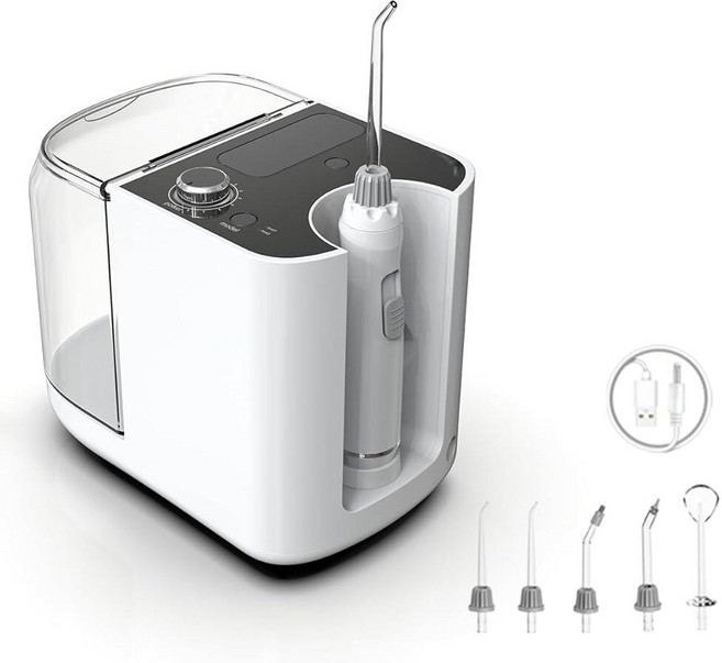 새로운 버전 900ML 대용량 조리대 워터 플로서 아쿠아리우스 플로서 전문가용 UV 소독기 조명 포함 치아 잇몸 교정기 치과 관리를 위한 구강 세정기_131692, 새로운 버전 900ML 대용량 조리대 워터 플로서, 아