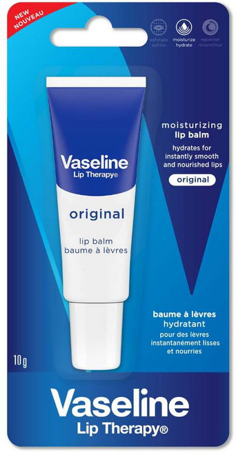 【Vaseline 凡士林】護唇膏-經典原味(10g), 1個, 10g, 經典無香