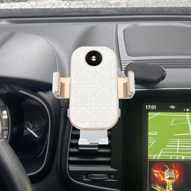 지시그니처 QM6 2016-현재 핸드폰 무선충전 거치대 C38R1-YS, 화이트, 1개