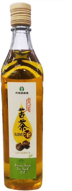 虎尾鎮農會 苦茶油 雲林在地小果冷壓榨取 健康養生首選 食用油, 1個, 560ml