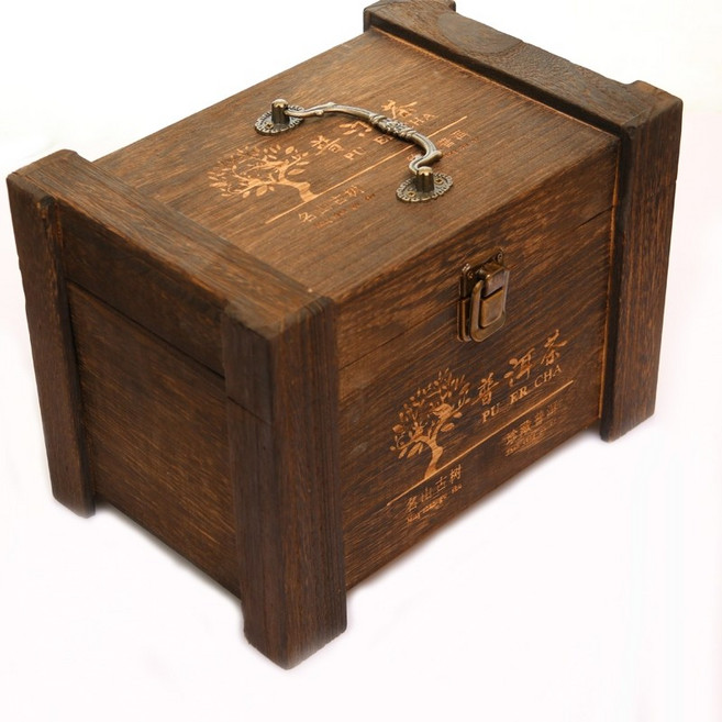 운남차 2000년산 진년 노차두 산차 보이차 숙차 1000g, 1개