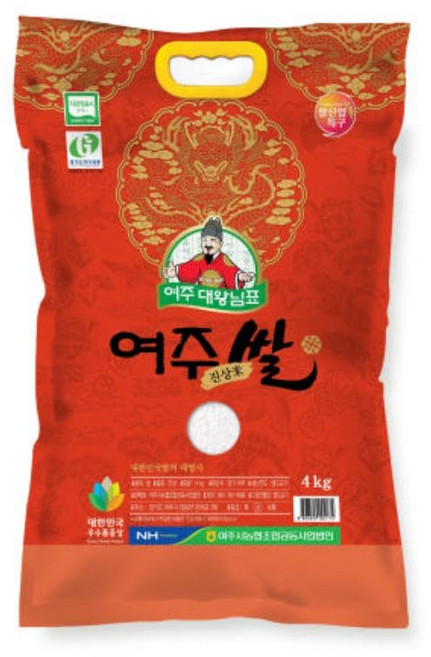 농협 대왕님표 여주쌀 진상미, 상등급, 4kg, 1개
