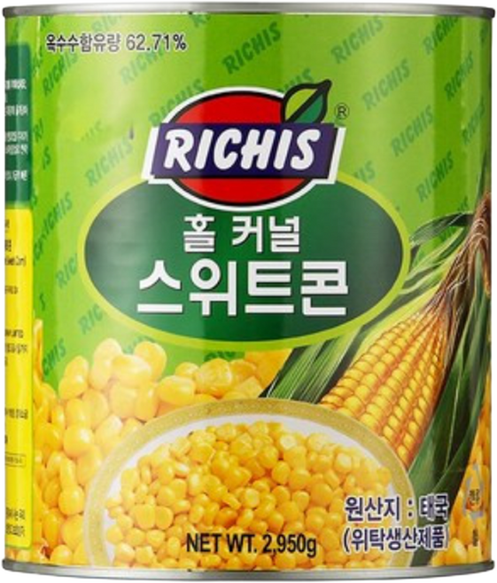 리치스 홀 커널 스위트 콘, 2.95kg, 1개