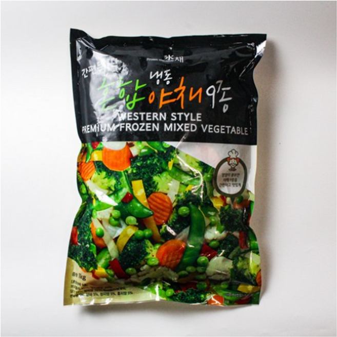 냉동 혼합야채 9종 1kg, 1개
