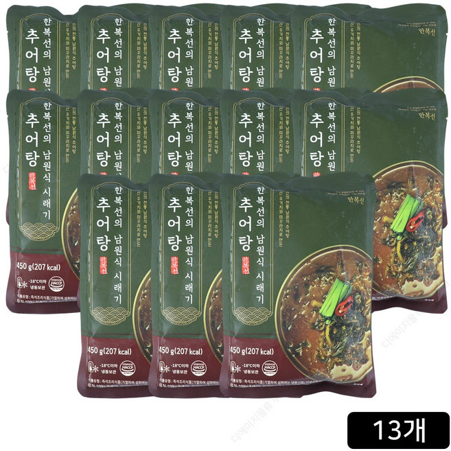 한복선의 남원식 시래기 추어탕 450g x 13개