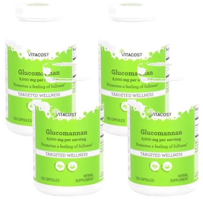 비타코스트 글루코만난 캡슐, 180정, 4개 - 쿠팡