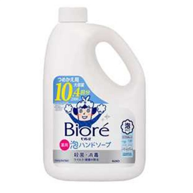 비오레 Biore 거품 손세정제 리필, 1개, 2L