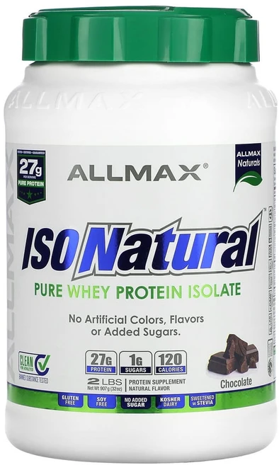 올맥스 IsoNatural Whey Protein Isolate 초콜릿 907g, 1개 - 쿠팡