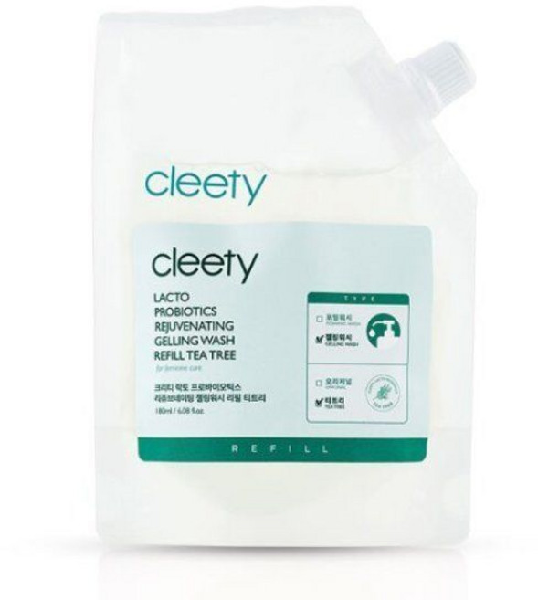 크리티 프로바이오틱스 젤링워시 티트리 여성청결제 180ml 리필
