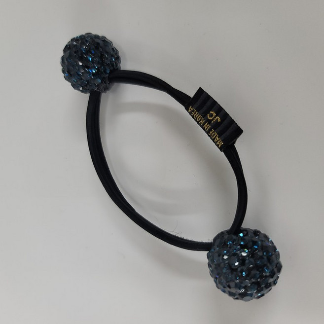 14color 왕방울 쌍방울 스톤 방울 보석 큐빅 헤어링 머리끈 큐빅볼