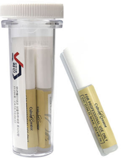 아몬드영 CC 씨씨 네일 골드 글루 2g, 8개, 단일