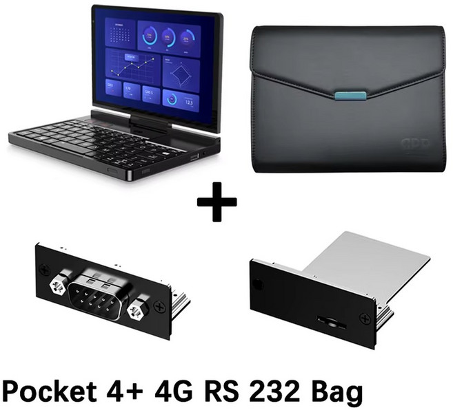새로운 2025 버전 재고 있음! 비즈니스용 기존 GPD Pocket 4 8.8인치 AMD AI 9 HX 370 64GB RAM 2TB NVMe, P4 4G RS 232 Bag, 8840U 16GB 1TB, 1개