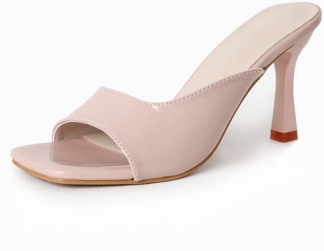 라블 여성용 발볼커버 힐슬리퍼 8.5cm 5cm