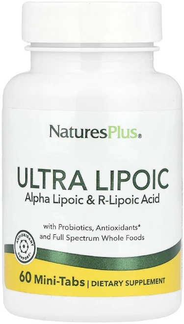 NaturesPlus (네이처스플러스) ULTRA 리포익 알파리포산 정제 60정, 1개 - 쿠팡
