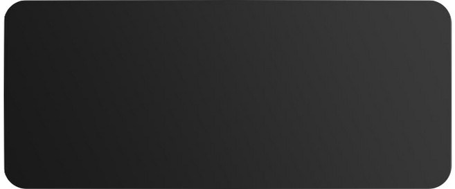 加厚防滑超大 78cm 防水鍵盤滑鼠墊, 1個, 黑色