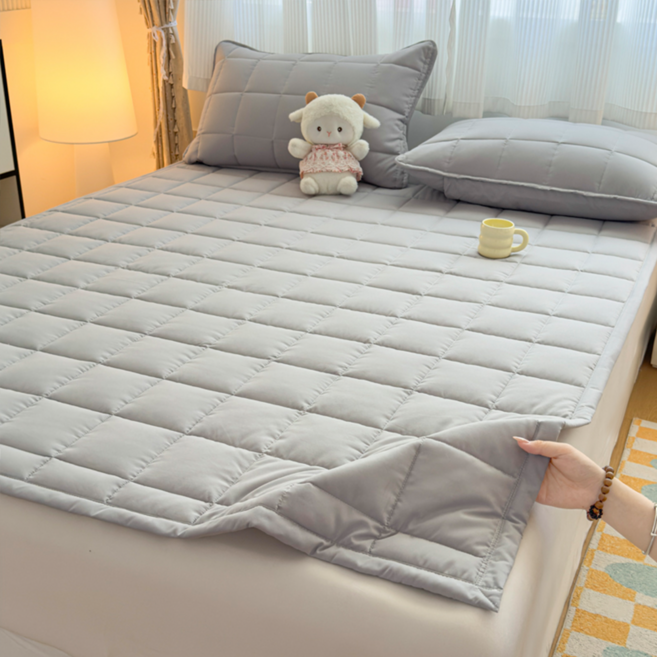 부드럽고 먼지없는 알러지케어 고정밴딩 침대패드