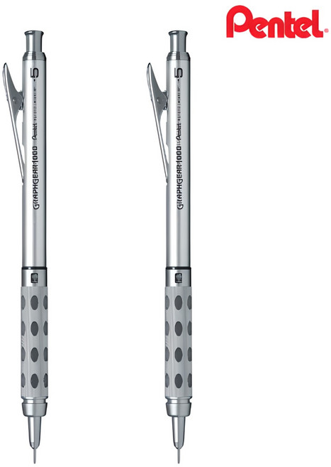 펜텔 그라프 기어 1000 샤프, 0.5mm, 2개