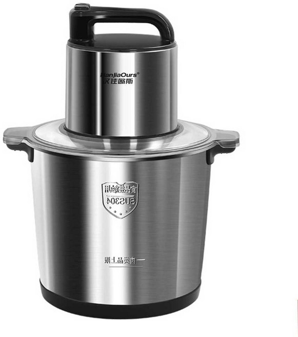 업소용 푸드 프로세서 믹서기 12L 10L 고기 핸드 분쇄기 식재료 블렌더 만능, 5. 12L 1800W 칼 2세트