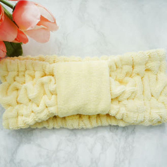 아젤리아 극세사 헤어밴드 세안밴드 고무타입 3매입